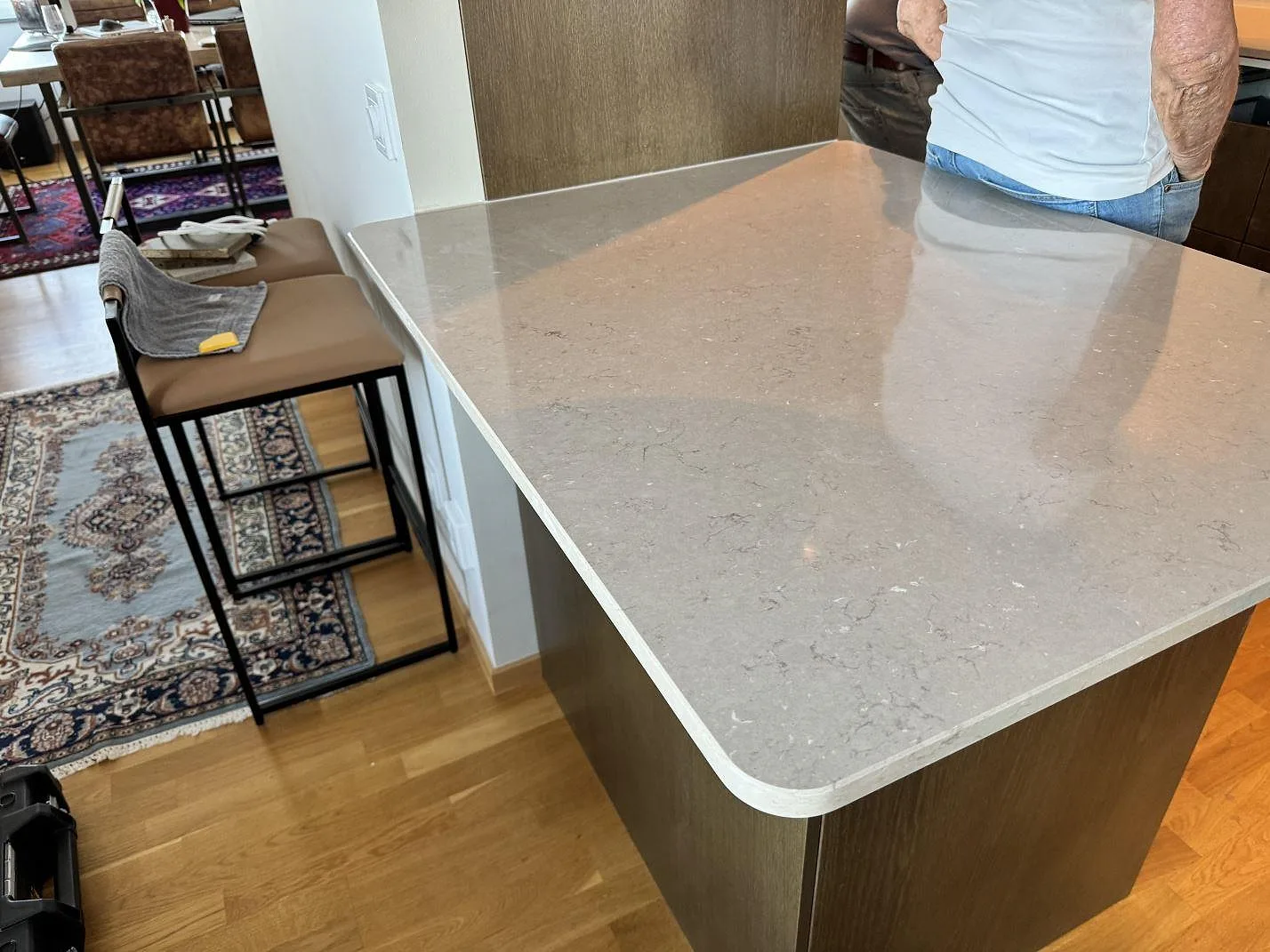 Køkkenbordplade i Silestone Coral Clay, Landskrona – billede 6