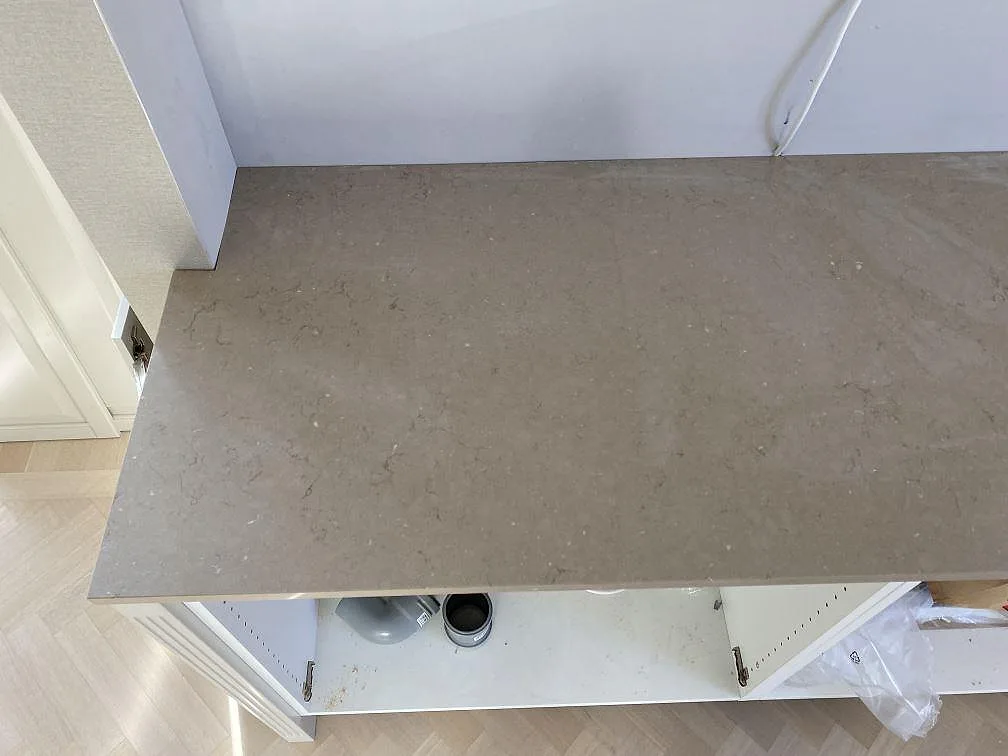 Køkkenbordplade i Silestone Coral Clay, Landskrona – billede 7
