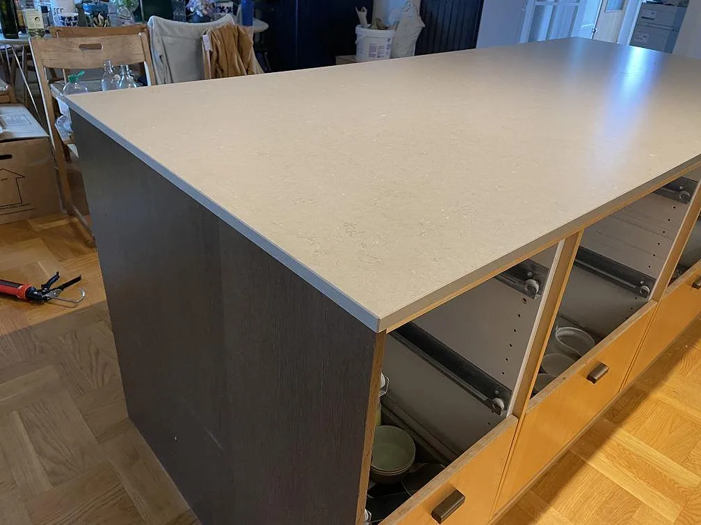 Køkkenbordplade i Silestone Coral Clay, Limhamn – billede 3