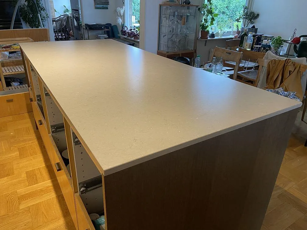 Køkkenbordplade i Silestone Coral Clay, Limhamn – billede 2