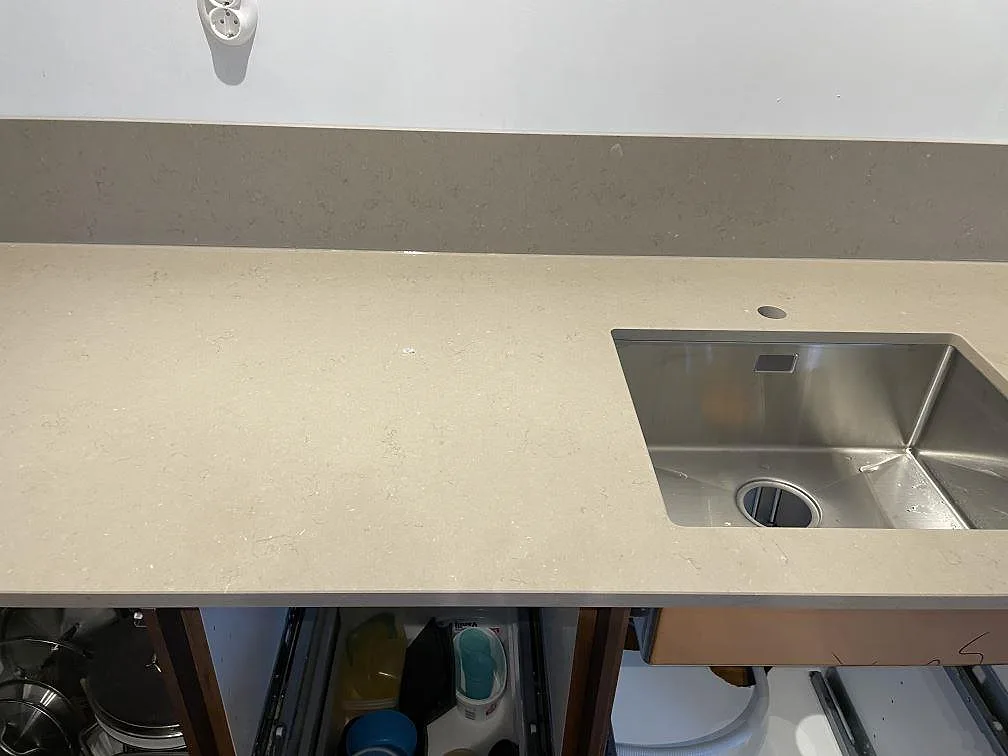 Køkkenbordplade i Silestone Coral Clay, Limhamn – billede 7