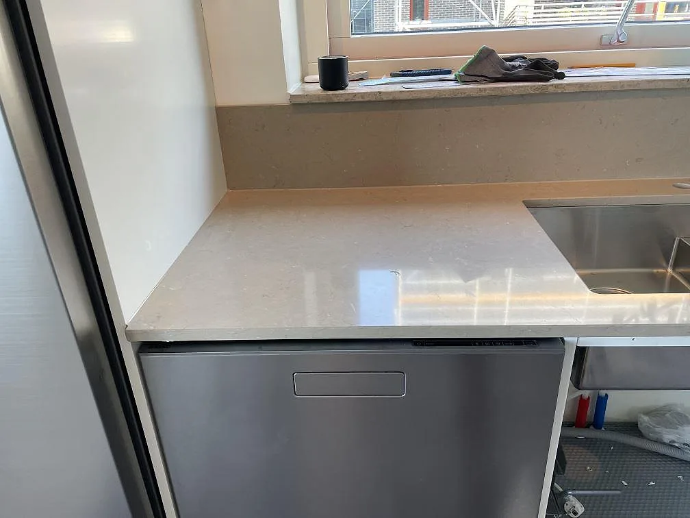 Køkkenbordplade i Silestone Coral Clay, Limhamn – billede 5