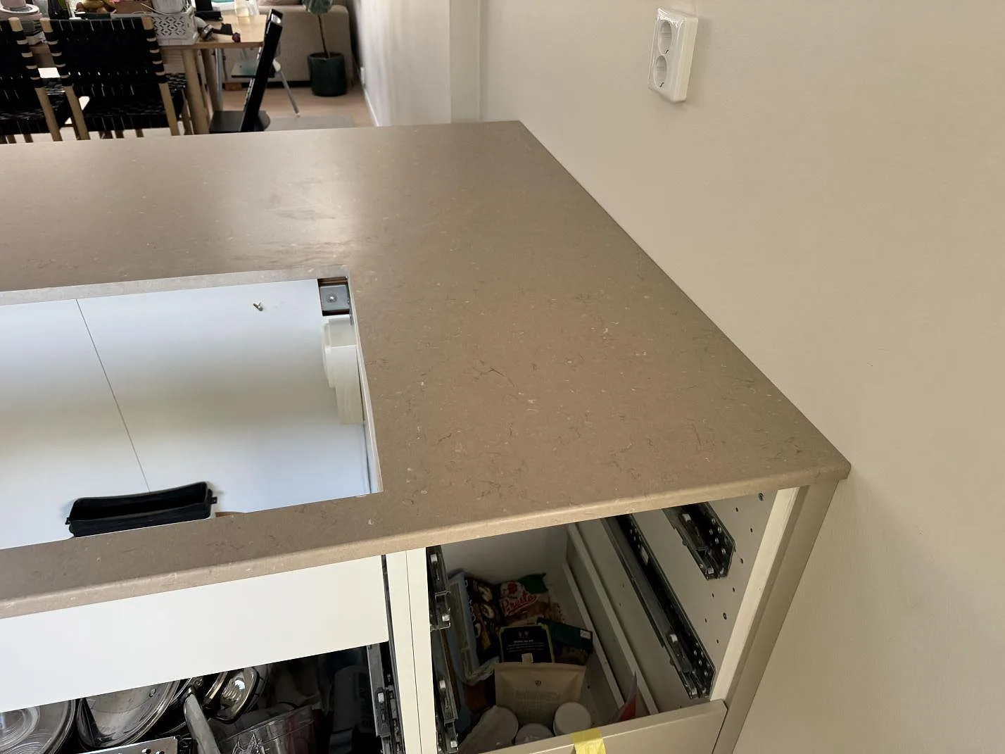 Køkkenbordplade i Silestone Coral Clay, Limhamn – billede 7