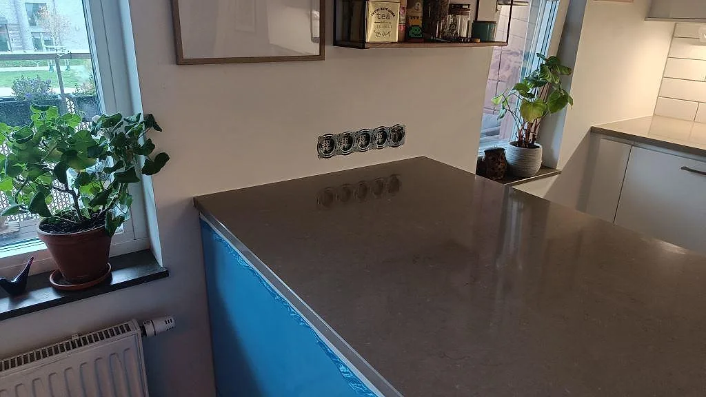 Køkkenbordplade i Silestone Coral Clay, Limhamn – billede 3