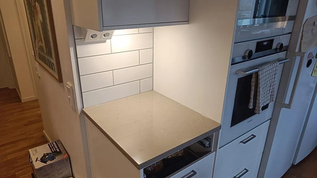 Køkkenbordplade i Silestone Coral Clay, Limhamn – billede 4