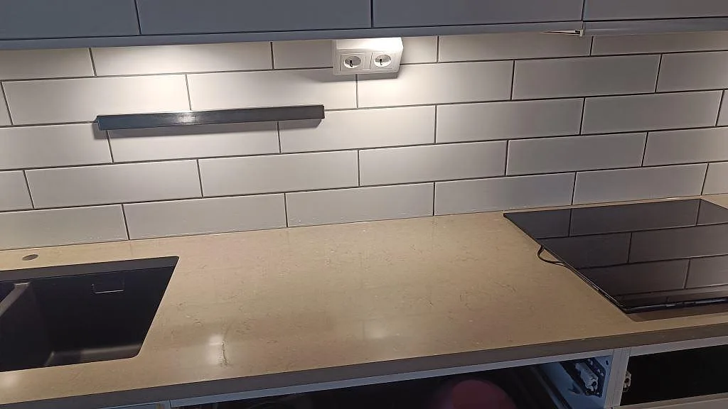 Køkkenbordplade i Silestone Coral Clay, Limhamn – billede 8