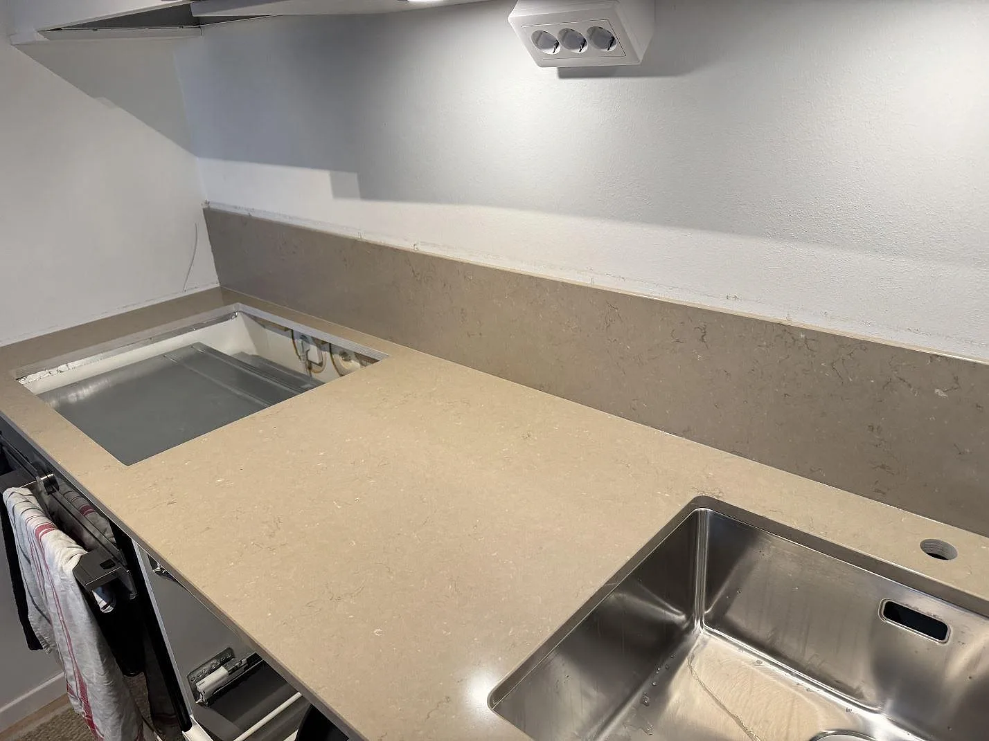 Køkkenbordplade i Silestone Coral Clay, Limhamn – billede 2