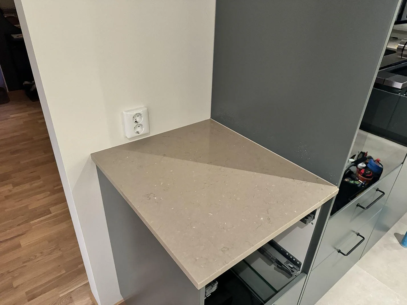 Køkkenbordplade i Silestone Coral Clay, Löddeköpinge – billede 6