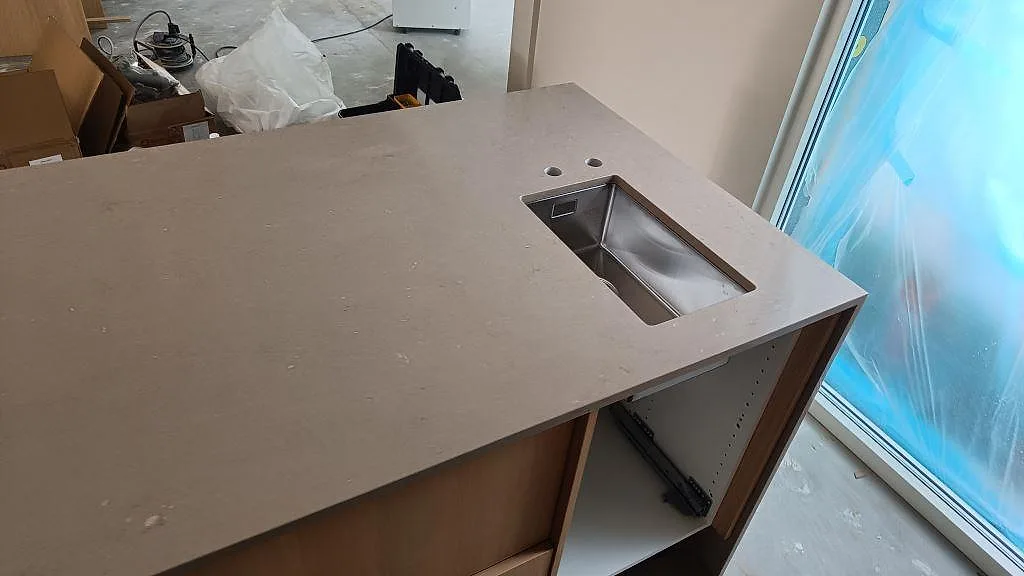 Køkkenbordplade i Silestone Coral Clay, Lomma – billede 5
