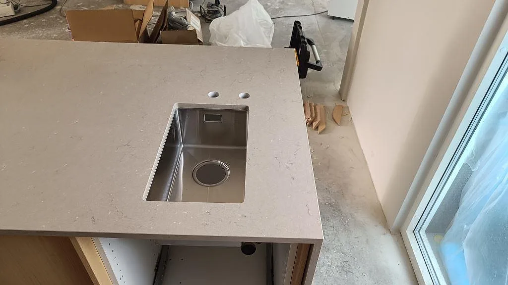 Køkkenbordplade i Silestone Coral Clay, Lomma – billede 6