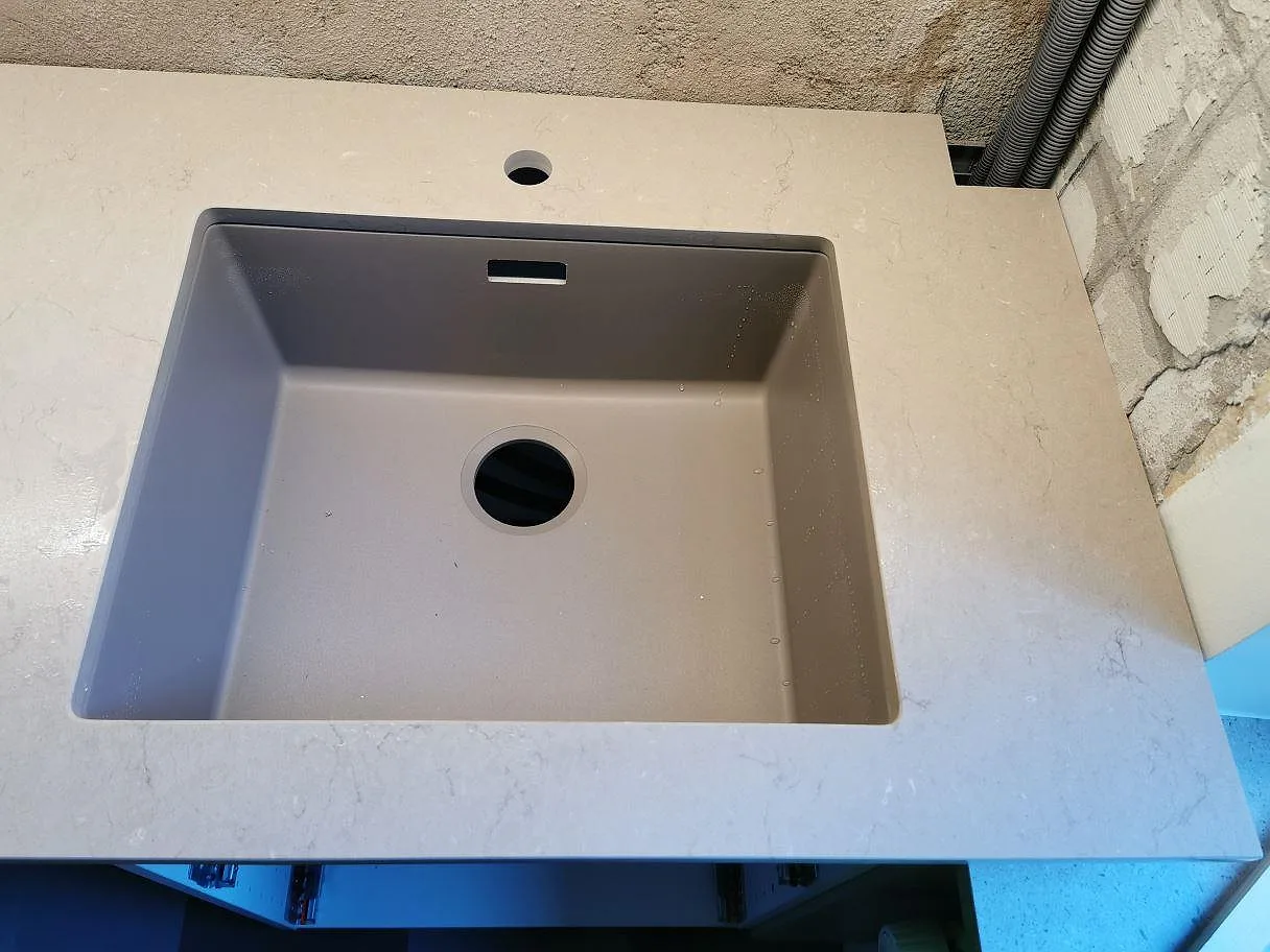 Køkkenbordplade i Silestone Coral Clay, mat, Malmö – billede 5