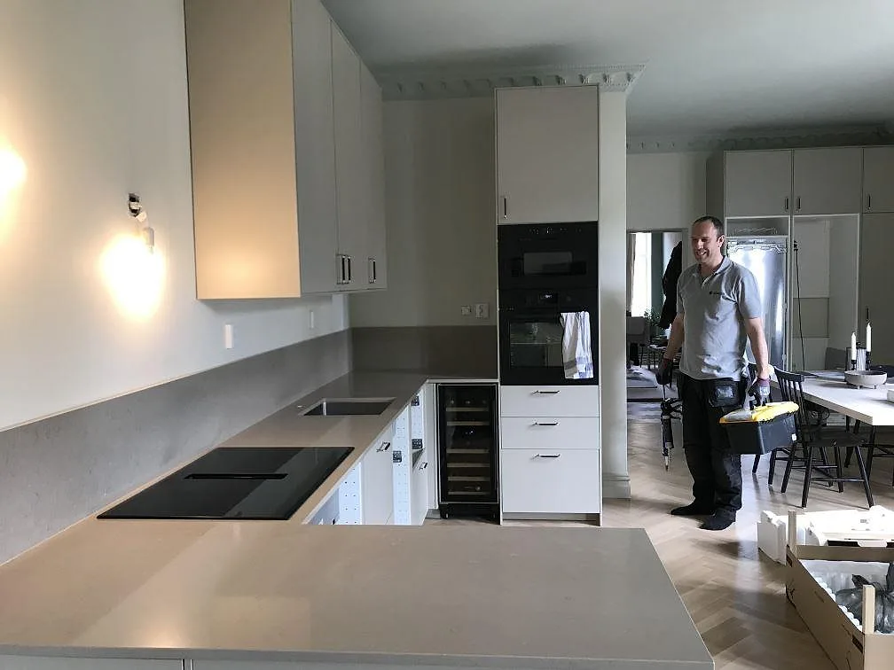 Køkkenbordplade i Silestone Coral Clay, Malmö – billede 2