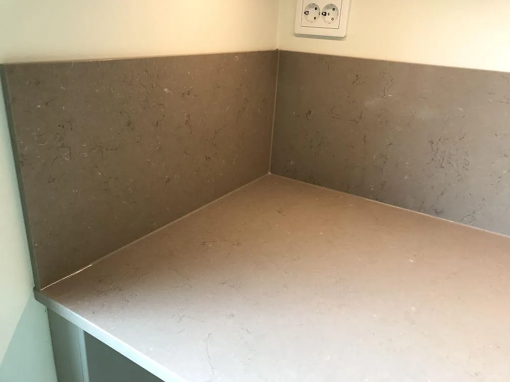 Køkkenbordplade i Silestone Coral Clay, Malmö – billede 5
