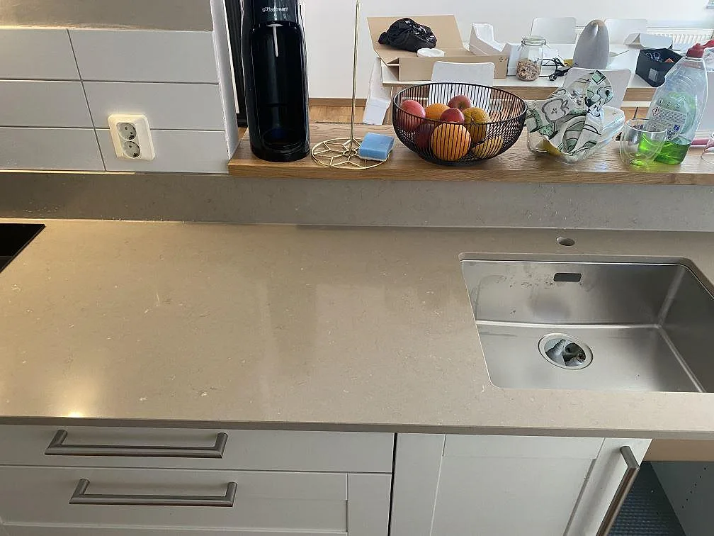 Køkkenbordplade i Silestone Coral Clay, Malmö – billede 3