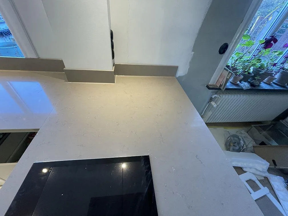 Køkkenbordplade i Silestone Coral Clay, Malmö – billede 4