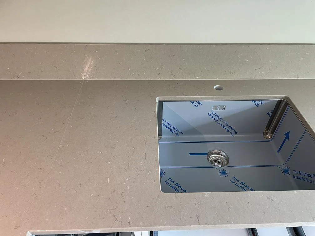 Køkkenbordplade i Silestone Coral Clay, Malmö – billede 5