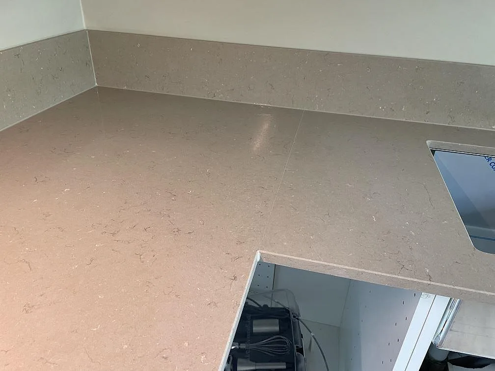 Køkkenbordplade i Silestone Coral Clay, Malmö – billede 7