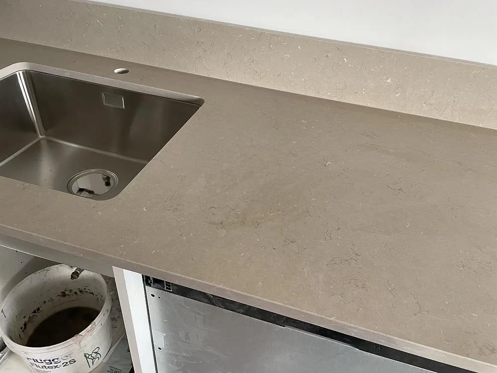 Køkkenbordplade i Silestone Coral Clay, Malmö – billede 5