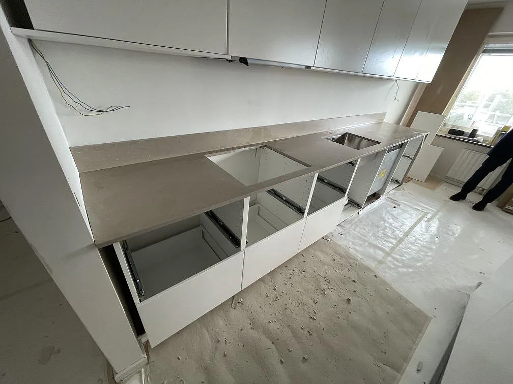 Køkkenbordplade i Silestone Coral Clay, Malmö