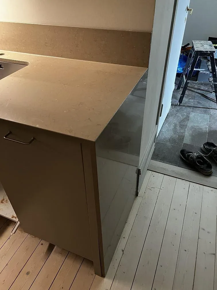 Køkkenbordplade i Silestone Coral Clay, Malmö – billede 5