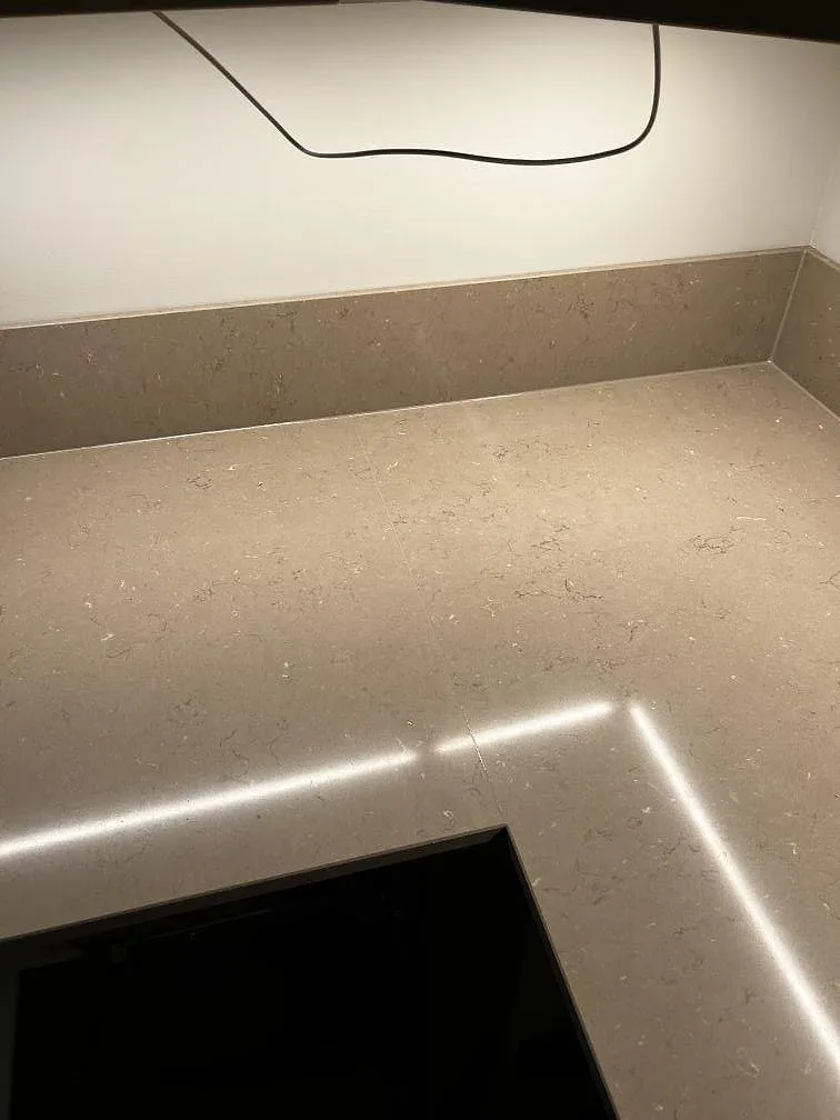Køkkenbordplade i Silestone Coral Clay, Malmö – billede 7