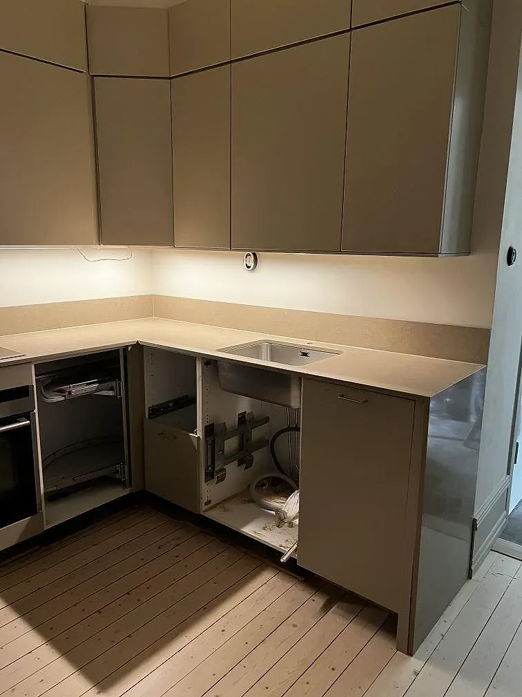 Køkkenbordplade i Silestone Coral Clay, Malmö