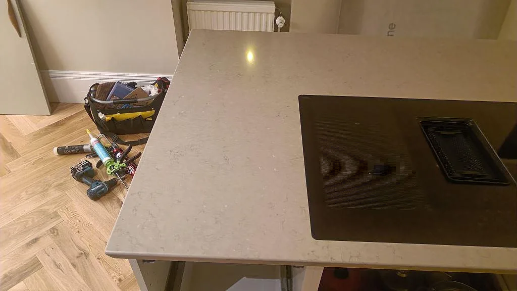 Køkkenbordplade i Silestone Coral Clay, Malmö – billede 5