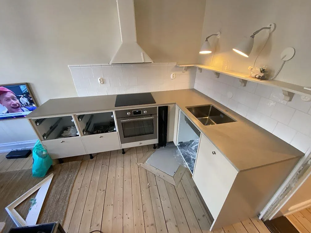 Køkkenbordplade i Silestone Coral Clay, Malmö – billede 2