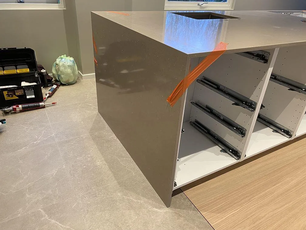Køkkenbordplade i Silestone Coral Clay, Malmö – billede 5