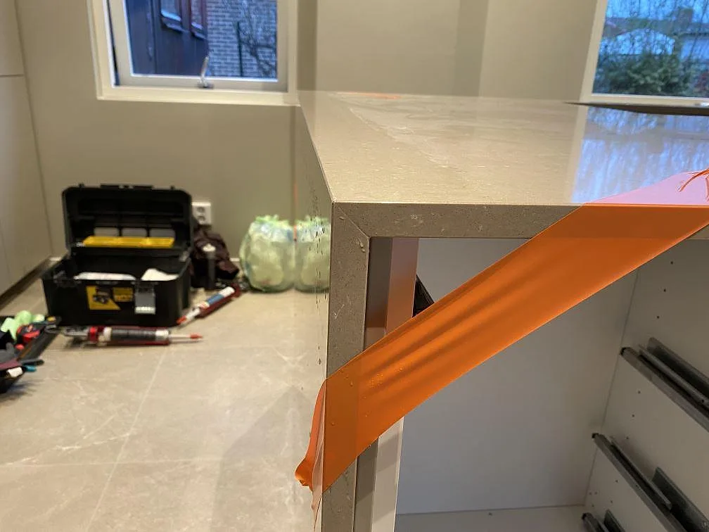 Køkkenbordplade i Silestone Coral Clay, Malmö – billede 7