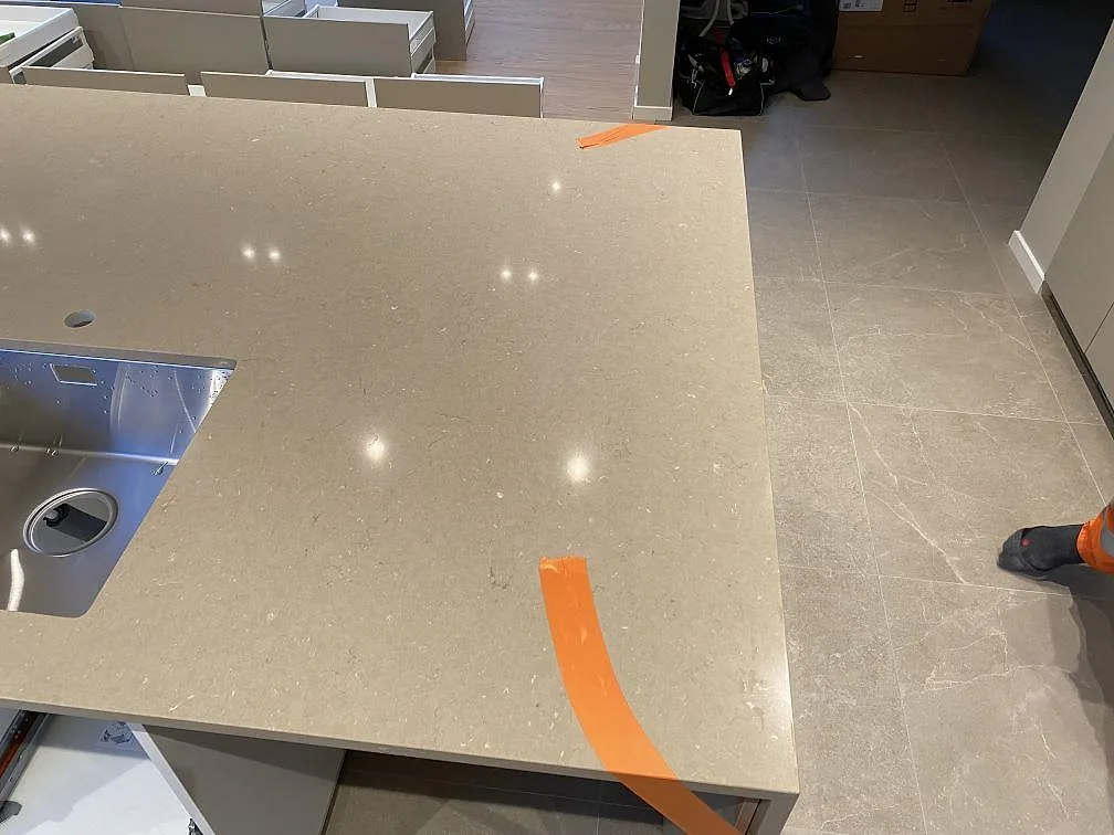Køkkenbordplade i Silestone Coral Clay, Malmö – billede 3