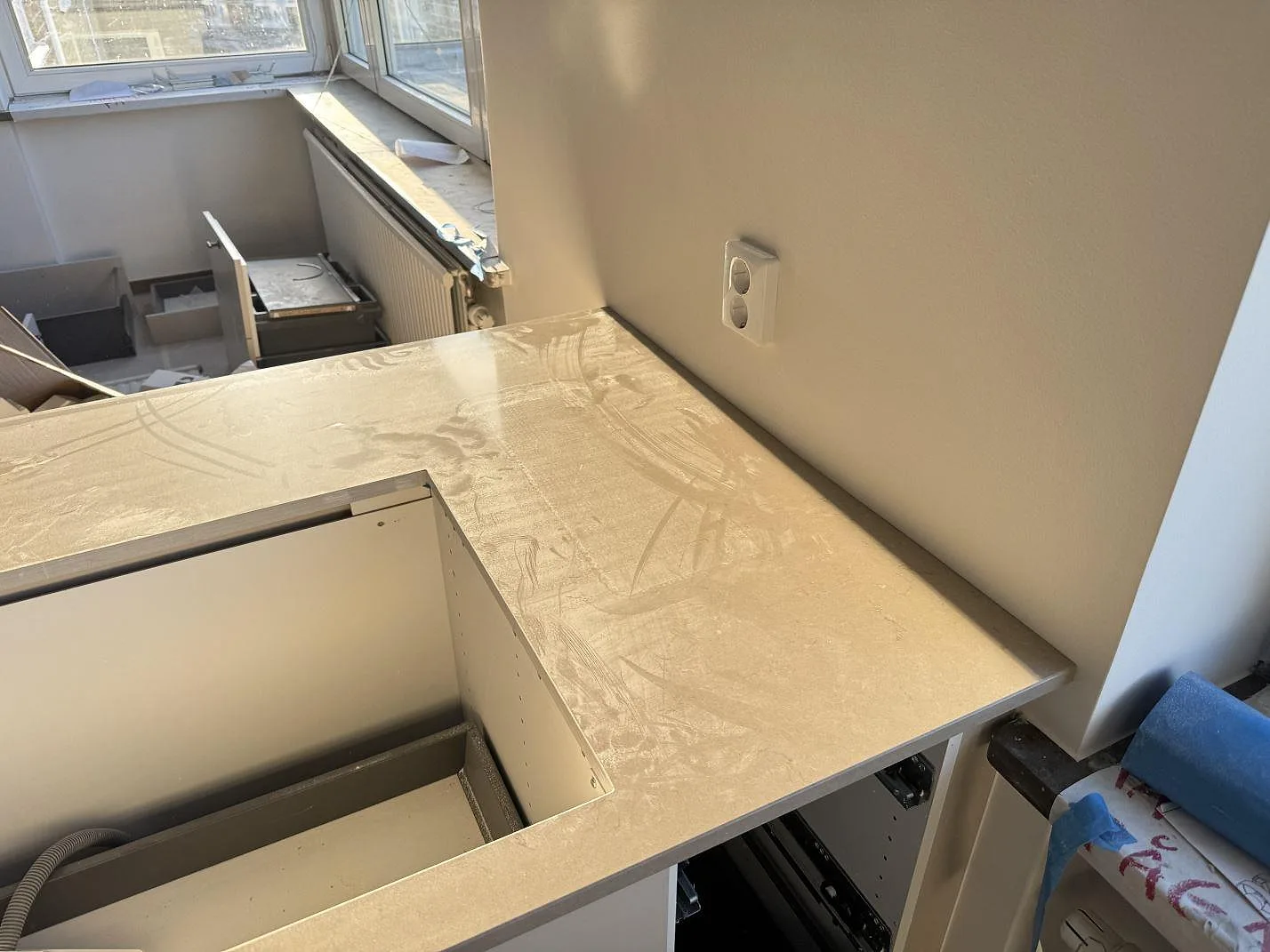 Køkkenbordplade i Silestone Coral Clay, Malmö – billede 7
