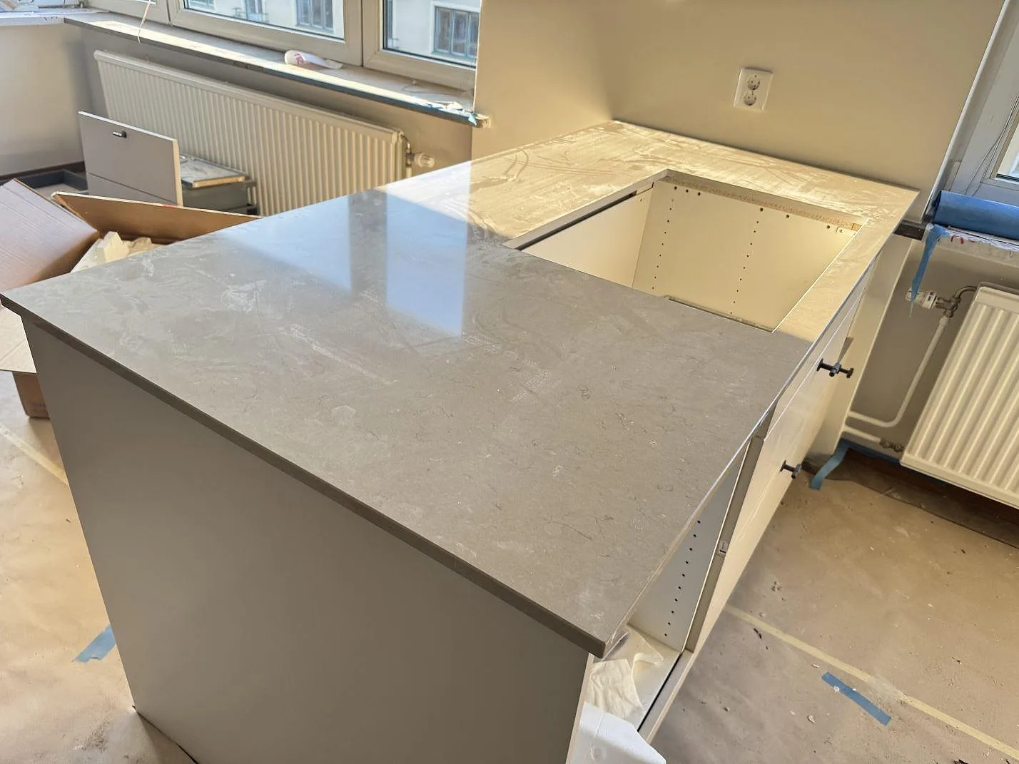 Køkkenbordplade i Silestone Coral Clay, Malmö – billede 2