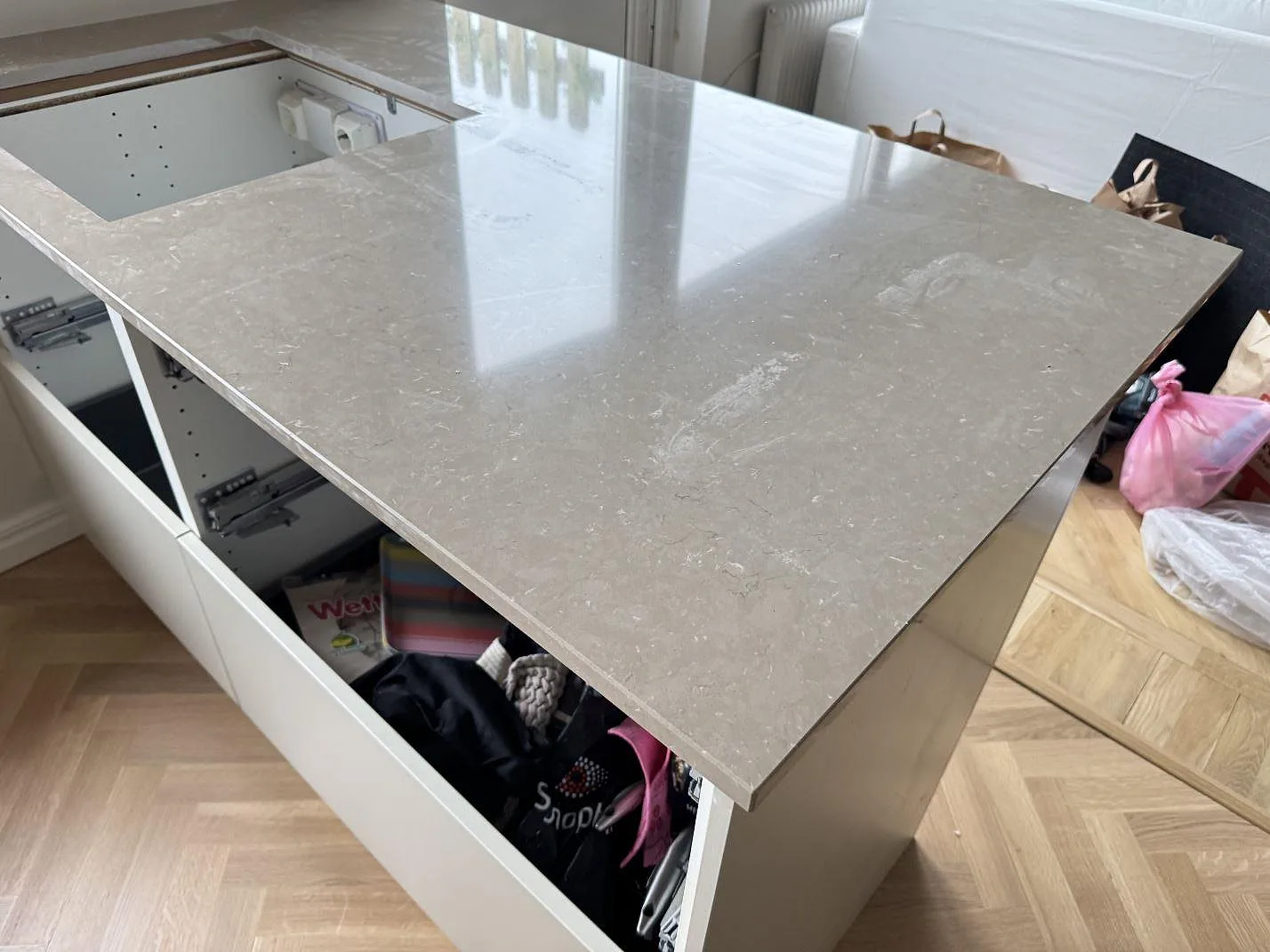 Køkkenbordplade i Silestone Coral Clay, Malmö – billede 2
