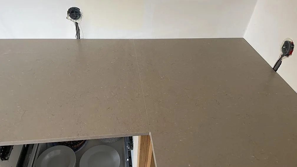 Køkkenbordplade i Silestone Coral Clay, Malmö – billede 7