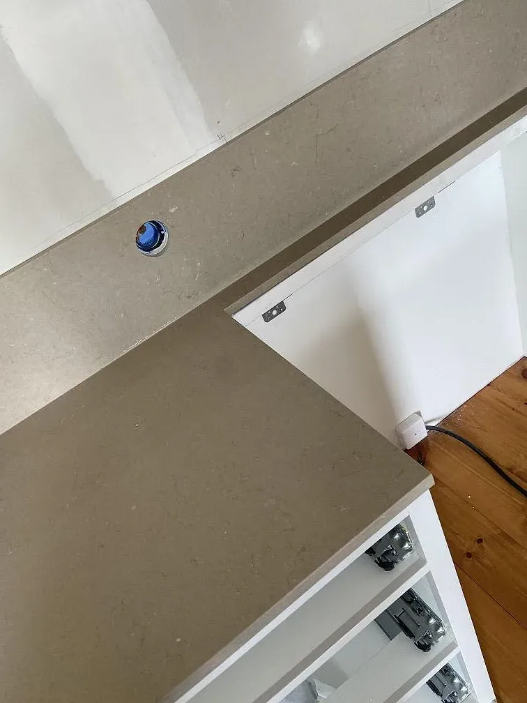 Køkkenbordplade i Silestone Coral Clay, Mölltorp – billede 4