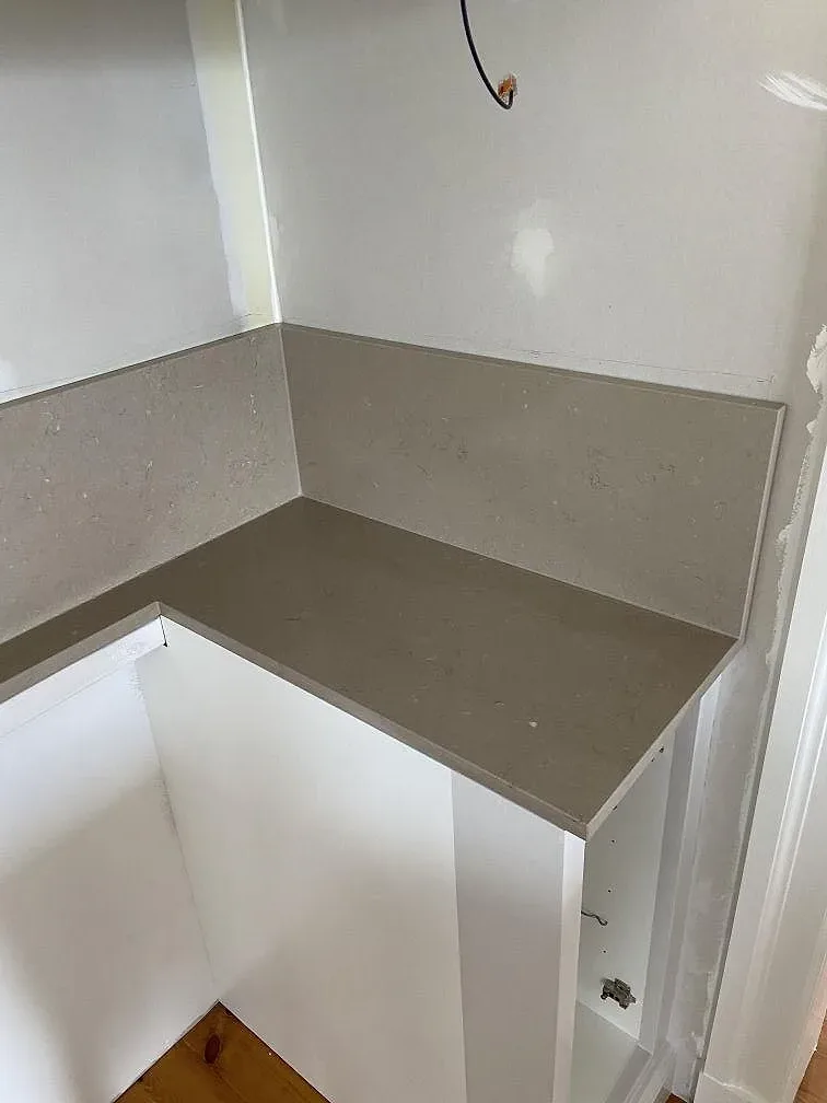 Køkkenbordplade i Silestone Coral Clay, Mölltorp – billede 5
