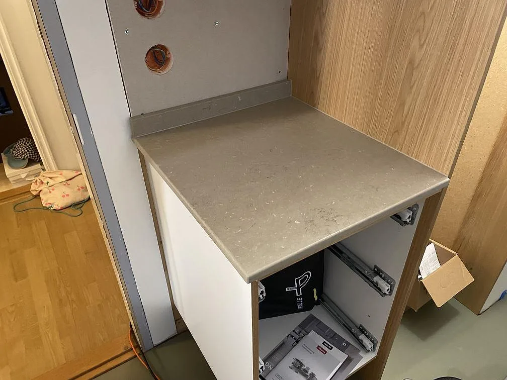Køkkenbordplade i Silestone Coral Clay, Mölnlycke – billede 5