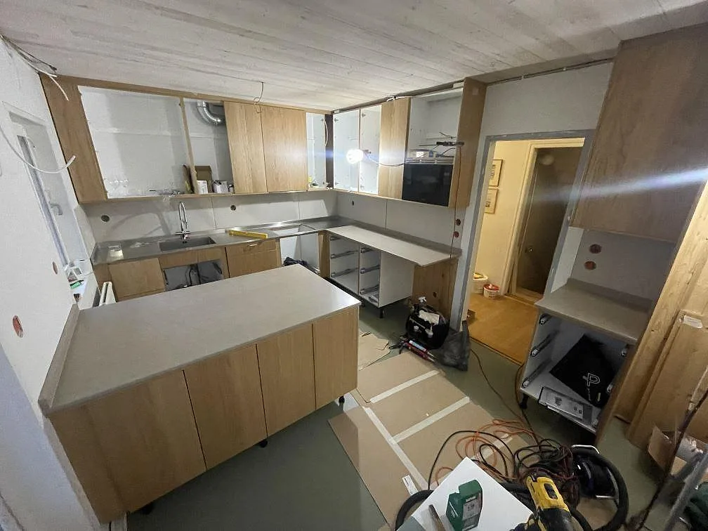 Køkkenbordplade i Silestone Coral Clay, Mölnlycke – billede 2