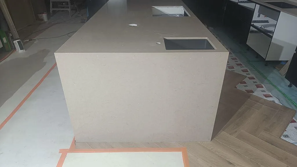 Køkkenbordplade i Silestone Coral Clay, Mörrum – billede 6