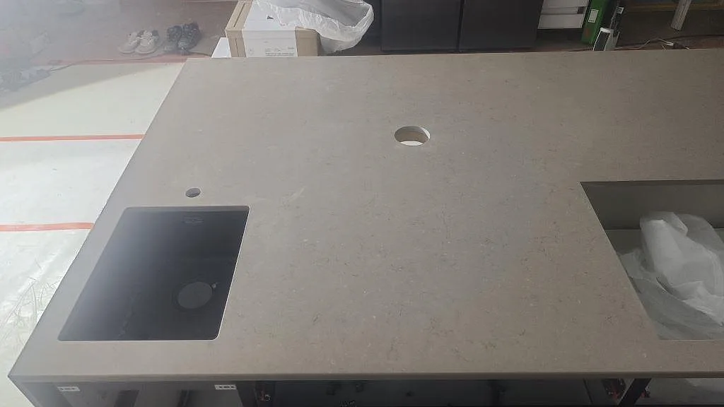 Køkkenbordplade i Silestone Coral Clay, Mörrum – billede 4