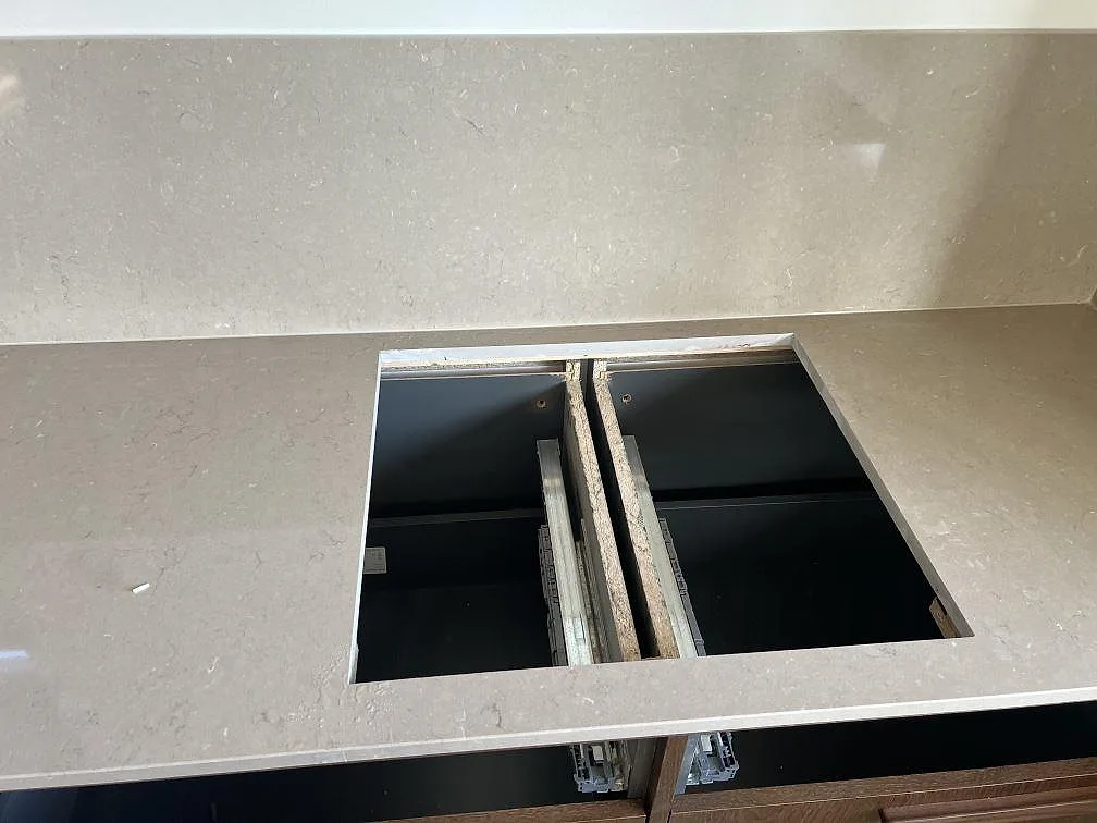Køkkenbordplade i Silestone Coral Clay, Nättraby – billede 4