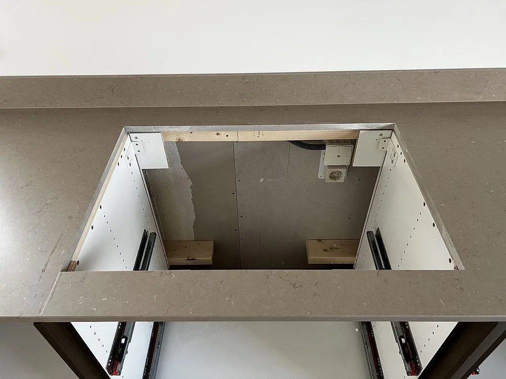 Køkkenbordplade i Silestone Coral Clay, Öckerö – billede 5