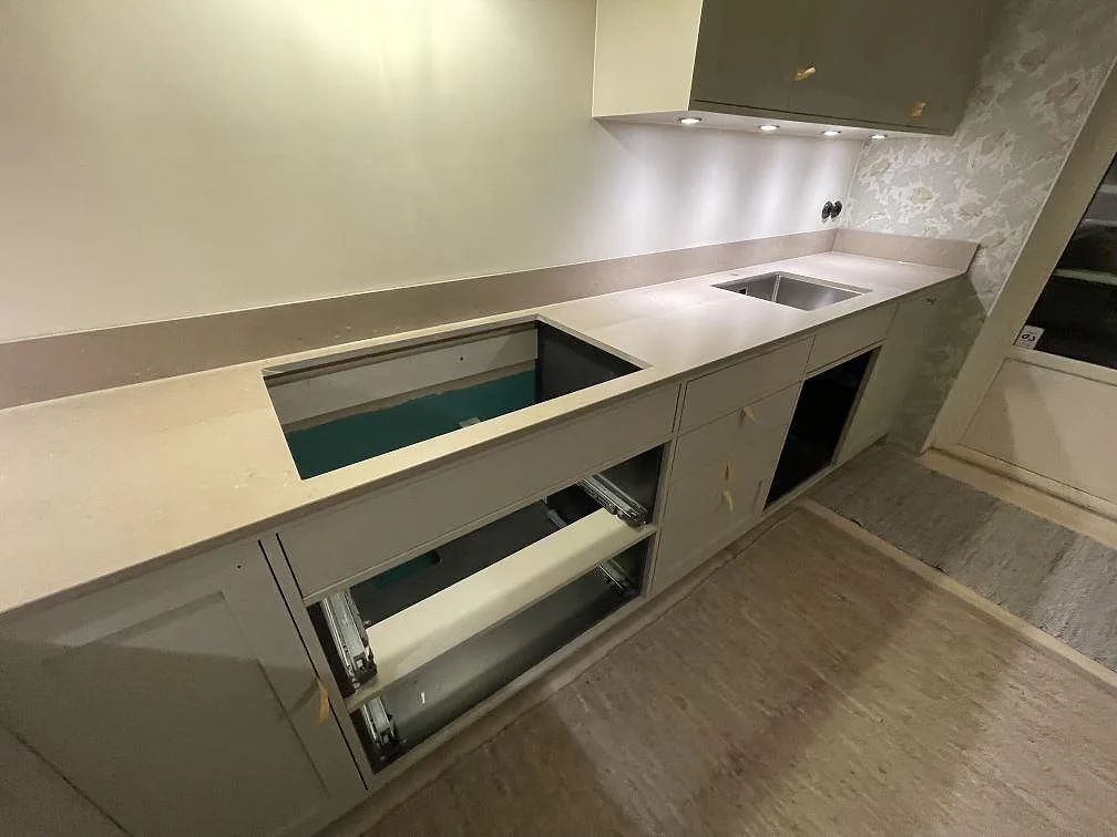 Køkkenbordplade i Silestone Coral Clay, Saltsjö-Boo – billede 3
