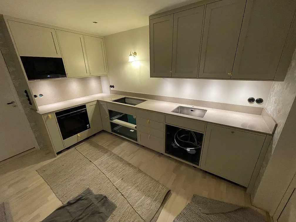 Køkkenbordplade i Silestone Coral Clay, Saltsjö-Boo – billede 2