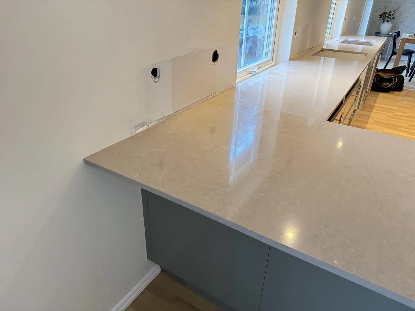 Køkkenbordplade i Silestone Coral Clay, Saxtorp – billede 5