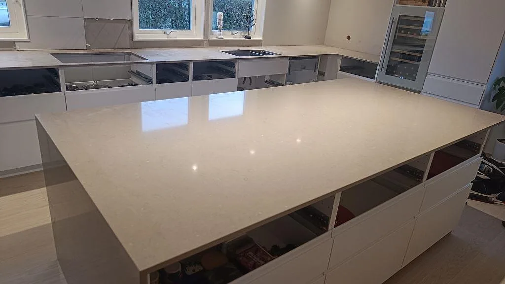 Køkkenbordplade i Silestone Coral Clay, Sjöbo – billede 2