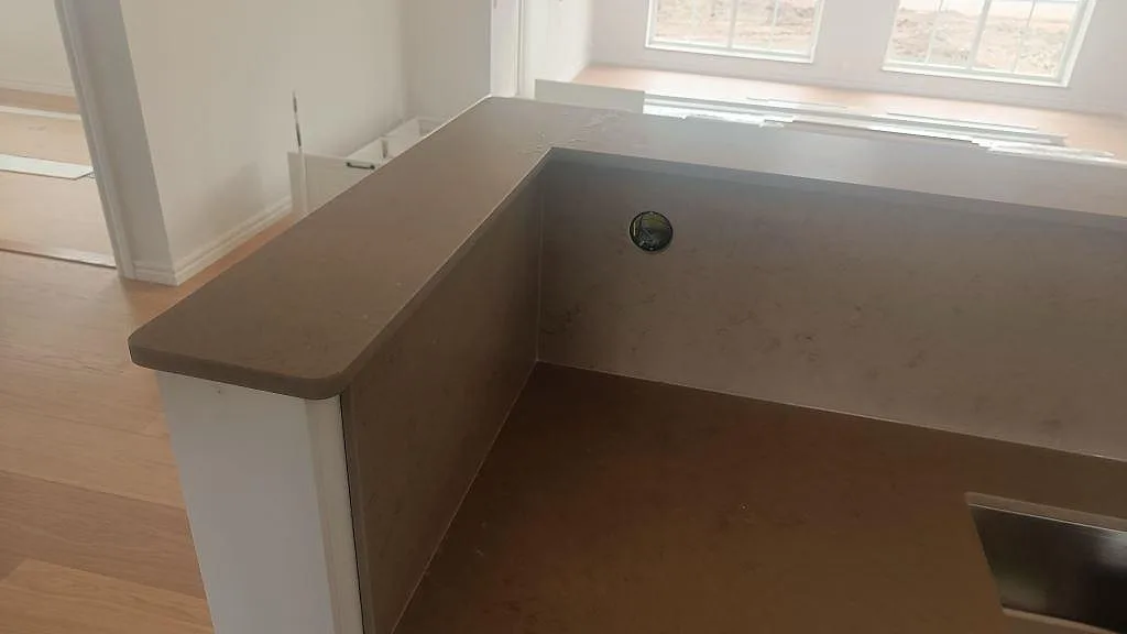 Køkkenbordplade i Silestone Coral Clay, Skurup – billede 7
