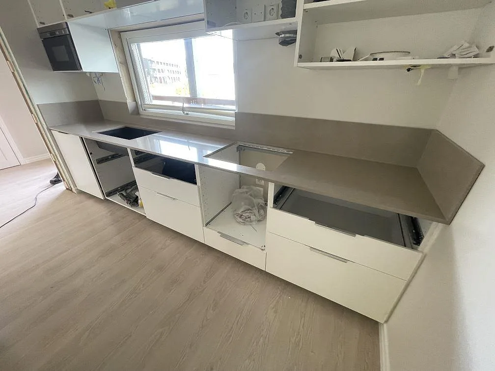 Køkkenbordplade i Silestone Coral Clay, Södertälje – billede 2