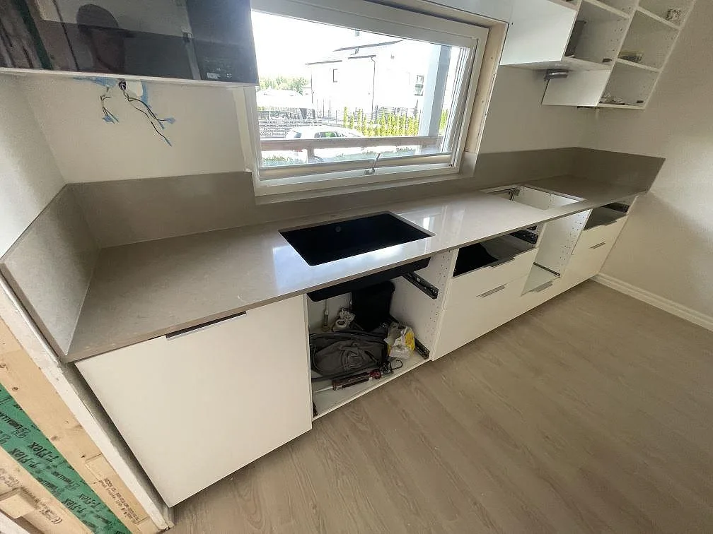 Køkkenbordplade i Silestone Coral Clay, Södertälje – billede 3